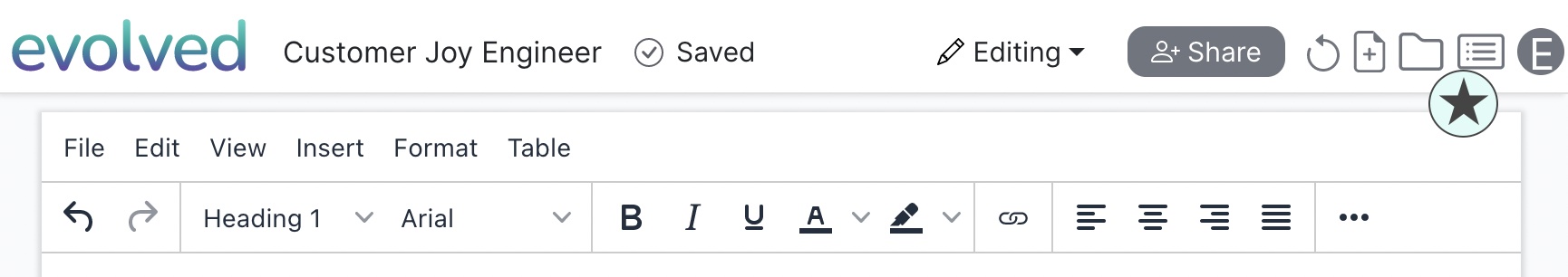 Access the list view
